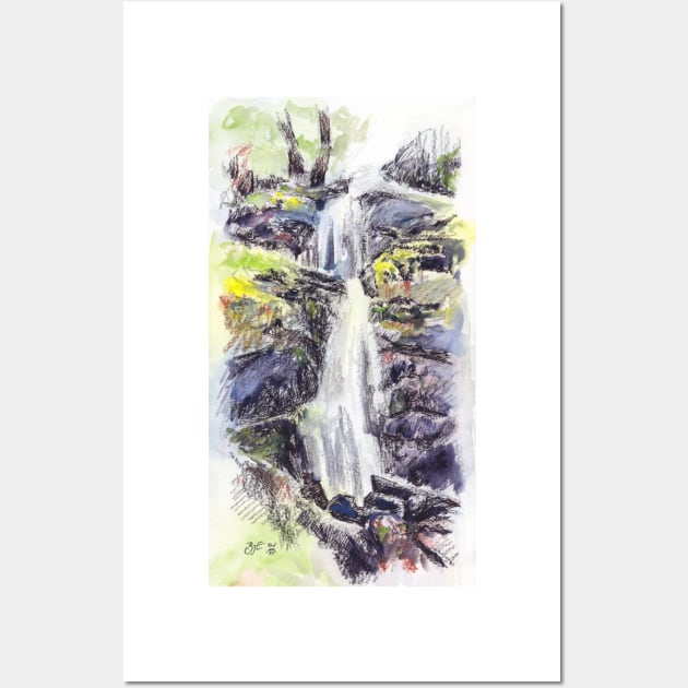 Canonteign Falls, Dartmoor Wall Art by BarnabyEdwards